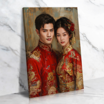 Chinese Bride and Groom