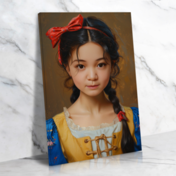 Girl with Pink Bow