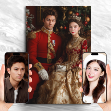 Royal Christmas Couple